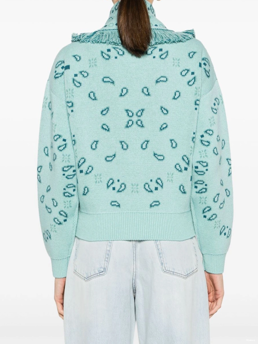 Affordable bandana-jacquard Alanui cardigan bomber Women 0819